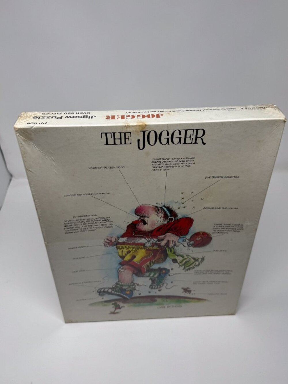 Vintage 1980 The Jogger Gary Patterson Sealed Jigsaw Puzzle Over 550 Pieces